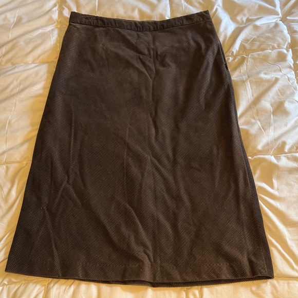 GAP Dresses & Skirts - GAP Dark Brown A-Line Midi Skirt